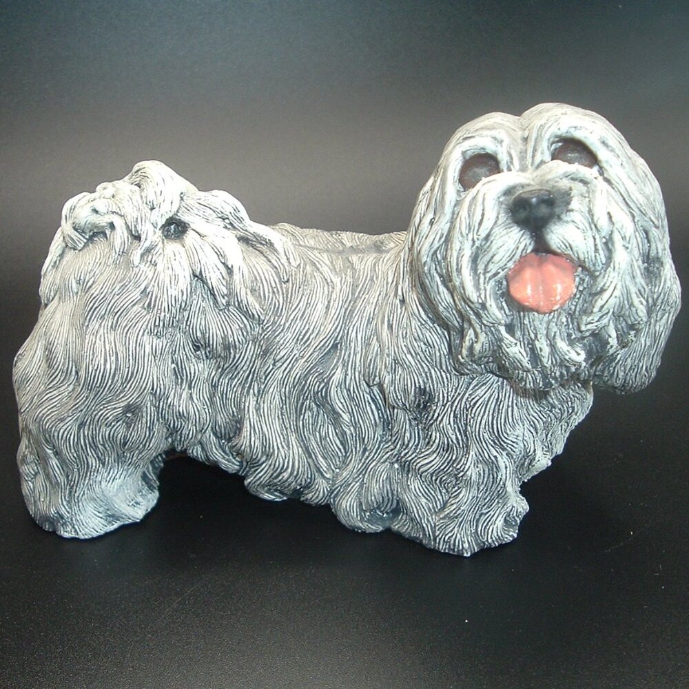 MALTESE Dog Art Sculpture Figure by Martha Carey Whiskers Milton VT U.S.A 1987